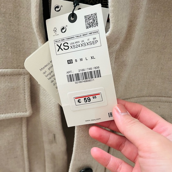 Zara Manteco Wool Jacket - Picture 5 of 5